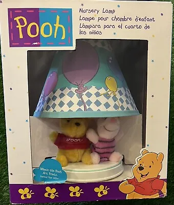 Vintage 90's Dolly Winnie The Pooh Pooh & Piglet Nursery Lamp Dead Stock NEW! • $26.99