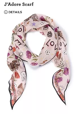 CAbi J'Adore Scarf Fall 2023 #4594 NWOT  100% Silk Was $64 • $35