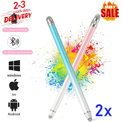 Pencil Stylus For Apple IPad IPhone Samsung Galaxy Tablet Phone Pen Touch Screen • £8.89