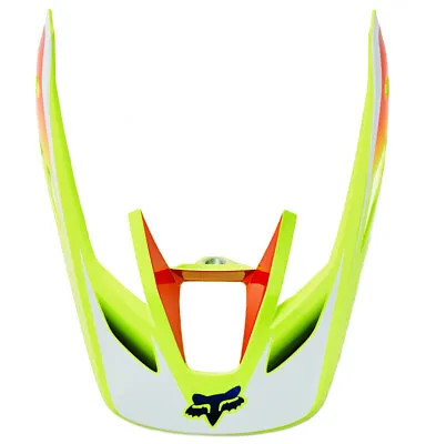 $35.31 • Buy Fox Racing V3 RS Wired Helmet Replacement Visor/Peak Fluo Yellow