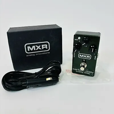 MXR Carbon Copy M169 Analog Delay Guitar Effects Green Pedal Open Box • $119.98