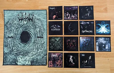 Lot 15 Black Metal Patches New As Is Darkthrone Marduk Bathory Behexen Watain • $45