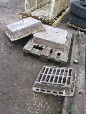 £145 • Buy 1.. Used Cast Iron Manhole Cover & Frame Heavy Duty Commercial Quality Choice 