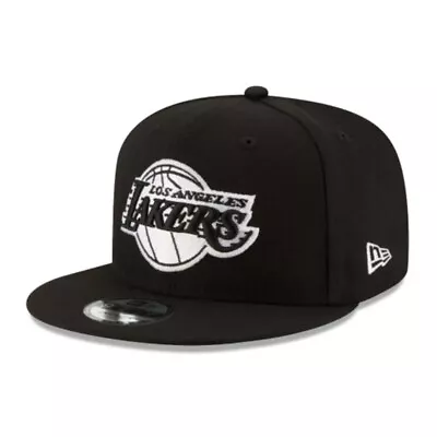 Los Angeles Lakers 9FIFTY Adjustable SnapBack  Cap  LA NBA New Era 950 Hat Black • $37.99