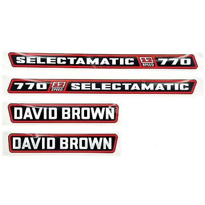 David Brown 770 Tractor Decal Set • £29.99