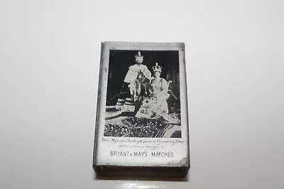 1910 - 1935 Silver Jubilee Bryant & Mays Match Box Holder King & Queen • £13