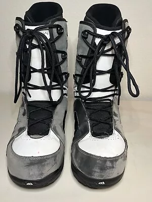 Morrow Snowboard Boots - Men’s US Size 13 - Grey/Black • $45