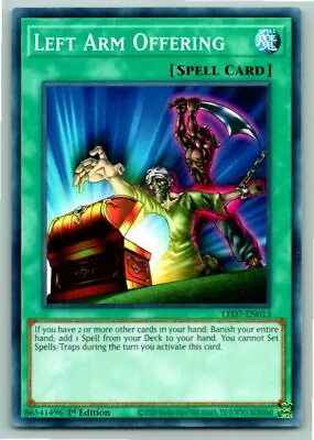 Left Arm Offering - Mint / Near Mint Condition YUGIOH Card • $1.30