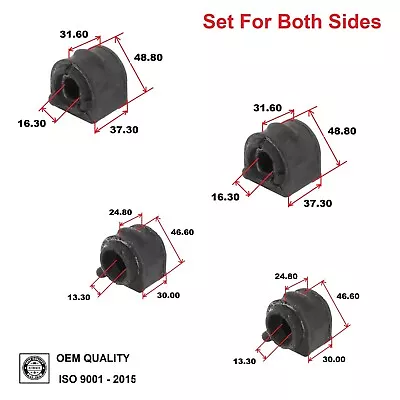 Stabilizer Bar Bushing Set Front & RearFor Mazda 3 2004-2013 Mazda 5 12-15 • $88.90