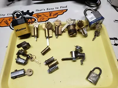 Lock Picking Locksmith Training  Locksport Yale Sargent Cylinder Keys Cam Bommer • $30.99