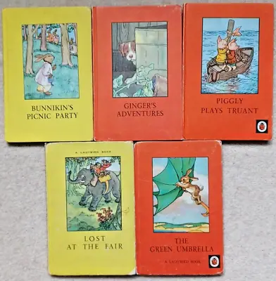 Vintage Lot Of 5 * 1960s Ladybird Series 401 Animal Rhymes 2/6 Nice Condition • £15.99