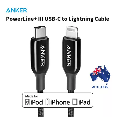 $33.07 • Buy Anker USB C To Lightning Cable(0.9m)Powerline+III MFi Certified Lightning Cable