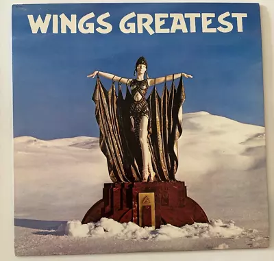 Paul McCartney & Wings Greatest Vinyl Record LP + Poster - S00-11905 - Vinyl EX • $19.95