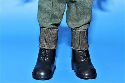 Vintage Action Man VAMAN Repro 1/6th Scale Khaki Elastic Boot Gaiters (one Pair) • £3.50