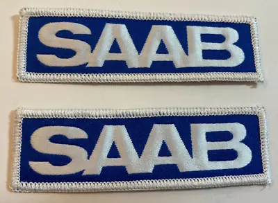 2 SAAB Mechanic Sew On Patches Garage Vintage • $12