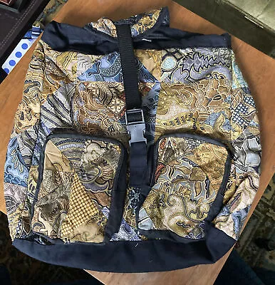 £1.20 • Buy Lucia Tailor Bali Indonesia Hand Crafted Bag/Rucksack - Material