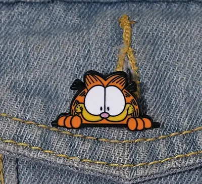 Garfield  PIN Metal Pin Badges Perfect Holiday Gift Kids Movie Mint • $2.49