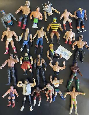 WWE MoTU 80’s 90s 00’s Wrestling Figure Large Fodder Broken Parts Lot Custom • $21.99