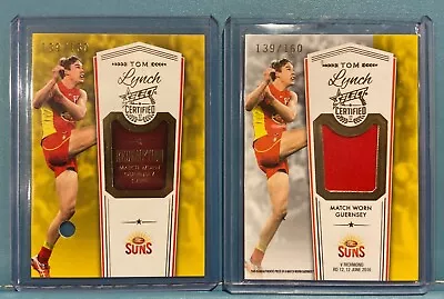 $129.95 • Buy 2017 Select Certified Tom Lynch Guernsey Redeemed Redemption Card 139/160
