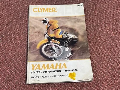 CLYMER Yamaha 1968-76 80-175cc Piston Port Service Repair Manual YZ80 YZ125 • £23.29