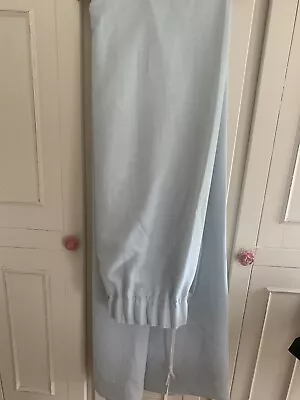 Laura Ashley Duck Egg Blue Blackout Curtains L 86in W 90in • £65