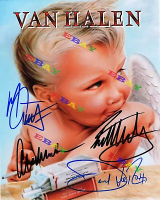 Eddie Van Halen David Lee Roth Alex  MichaeAutographed Signed 8x10 Photo Reprint • $18.99