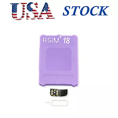 For IPhone14/14pro/14pro Max/13/13pro/13mini/12/11 R-SIM18 Unlock Card Sticker • $13.45