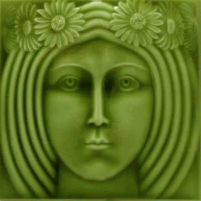 Art Nouveau Vintage Ceramic Tile Rare Reproduction Majolica Alfred Meakin UK • $21.59