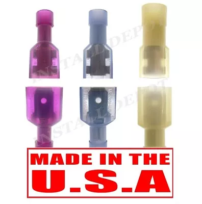 (150) Male Female Insulated Wire Terminal Spade Crimp Connector Set 10-22 Gauge • $9.95