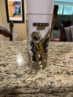 Missouri Tigers Mizzou Rah MFA Oil Break Time Truman The Tiger Glass • $19.95