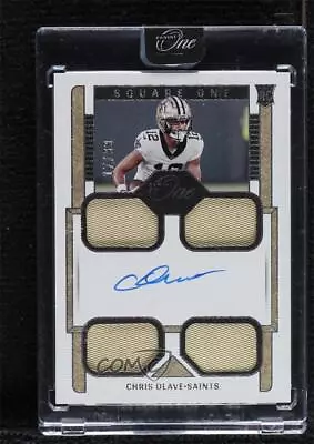 2022 Panini One Square One 17/99 Chris Olave #73 Rookie Quad Patch Auto RC • $37