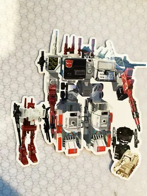 Transformers METROPLEX Toy Illustration VINYL STICKER • $2
