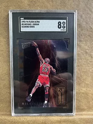 1993-94 Fleer Ultra #5 Scoring Kings Michael Jordan SGC 8 • $799.95