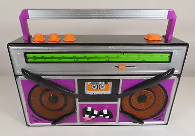 Gemmy Monster Mix Boom Box Radio Halloween Music Tested And Works! Lights Up EUC • $32.95