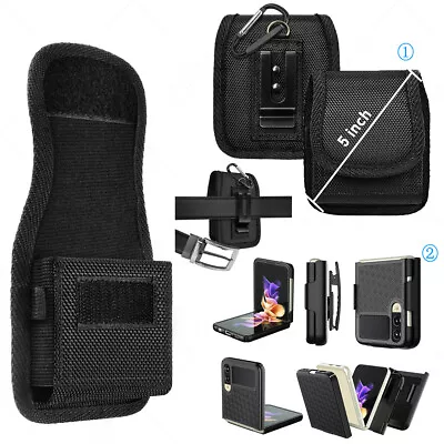 $9.89 • Buy For Samsung Galaxy Z Flip 4 5G Phone Case Belt Clip Holster Cover Loop Pouch Bag