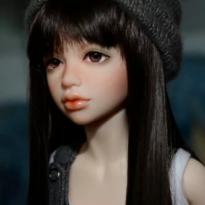 BJD Doll 1/4 Female Girl Bare Nude Body Free Eyes Face Make Up Toy Birthday GIFT • $105.99