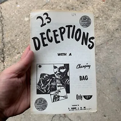 23 Deceptions With A Changing Bag E-Z Magic - D. Robbins & Co.  • £9.45
