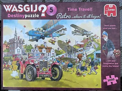 Wasgij Destiny Retro 5 ~ Time Travel ~ 1000 Piece Jigsaw Puzzle • £5.75