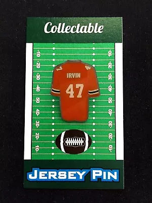 Miami Hurricanes Michael Irvin Jersey Lapel Pin-Collectible-The U..aka PLAYMAKER • $10.80