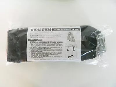 IRON GYM AB STRAPS Heavy Duty For Handle Bars Abdominal Exercises Six Pack Abs • $13.99