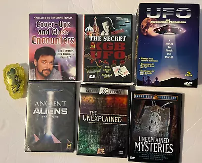 UFO & Paranormal Phenomena 10 DVD SET Ancient Aliens CLOSE ENCOUNTERS Secret KGB • $24.49