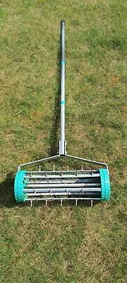 Draper 450mm Width Hand Roller Lawn Garden Grass Moss Aerator Spiked Drum 83983 • £12