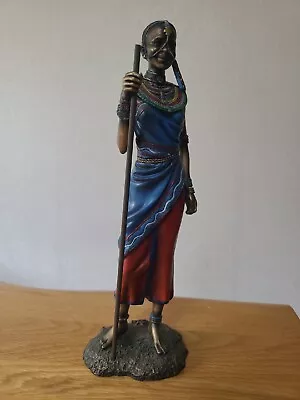 Female Masai  Warrior Figure Leonardo Collection 2003 Rare And Collectable • £115