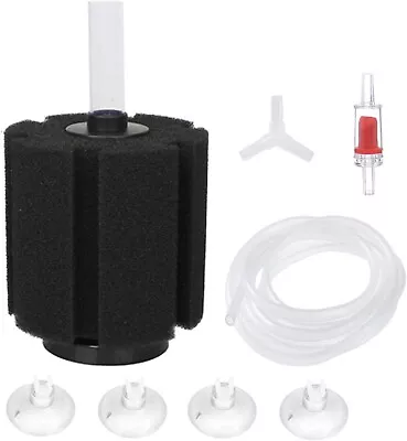 Aquarium Bio Sponge Filter Kit For 40 80 Gallon Breeding Fry Betta Shrimp Tank • $19.41