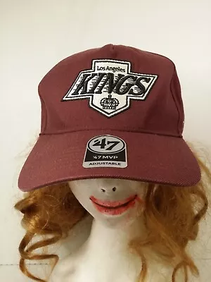 LA Kings Cap '47 MVP Purple Snapback Los Angeles NHL Team Baseball Style • $40