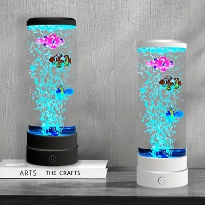 £15.78 • Buy LED Fish Lamp Multi-Color  Aquarium Night Light, Fantasy Fish Bubble Table Lamp
