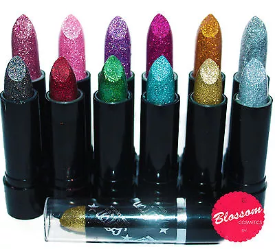 Saffron London Glitter Lipstick - Lipstick With Sparkle Glitter For Party NEW! • £2.99