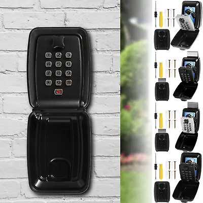 Password Key Lock Box Waterproof 12-Digit Combination Key Safe Metal Key- • £25.58