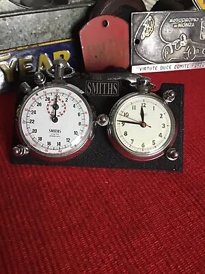 Vintage SMITHS Stopwatch Rally Timer  - SMITHS Rally Timer Dashboard Set - VGC • £324.99