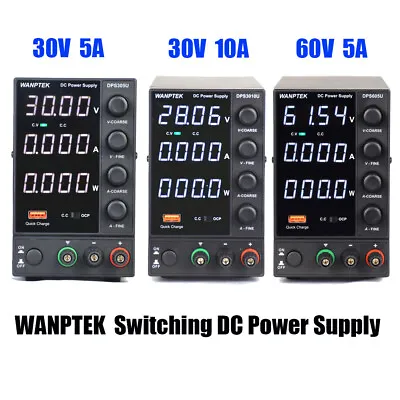 30V 60V /10A 5A Lab Adjustable Switch DC Power Supply Variable Digital 110V • $73